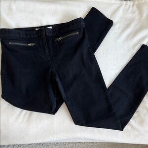Veronica Beard | Size 8 | Women’s Black Stretch Skinny Pants Zippers